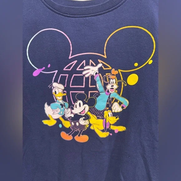 Disney Sweater Mickey Pluto and Friends Youth Size Large - Picture 2 of 5